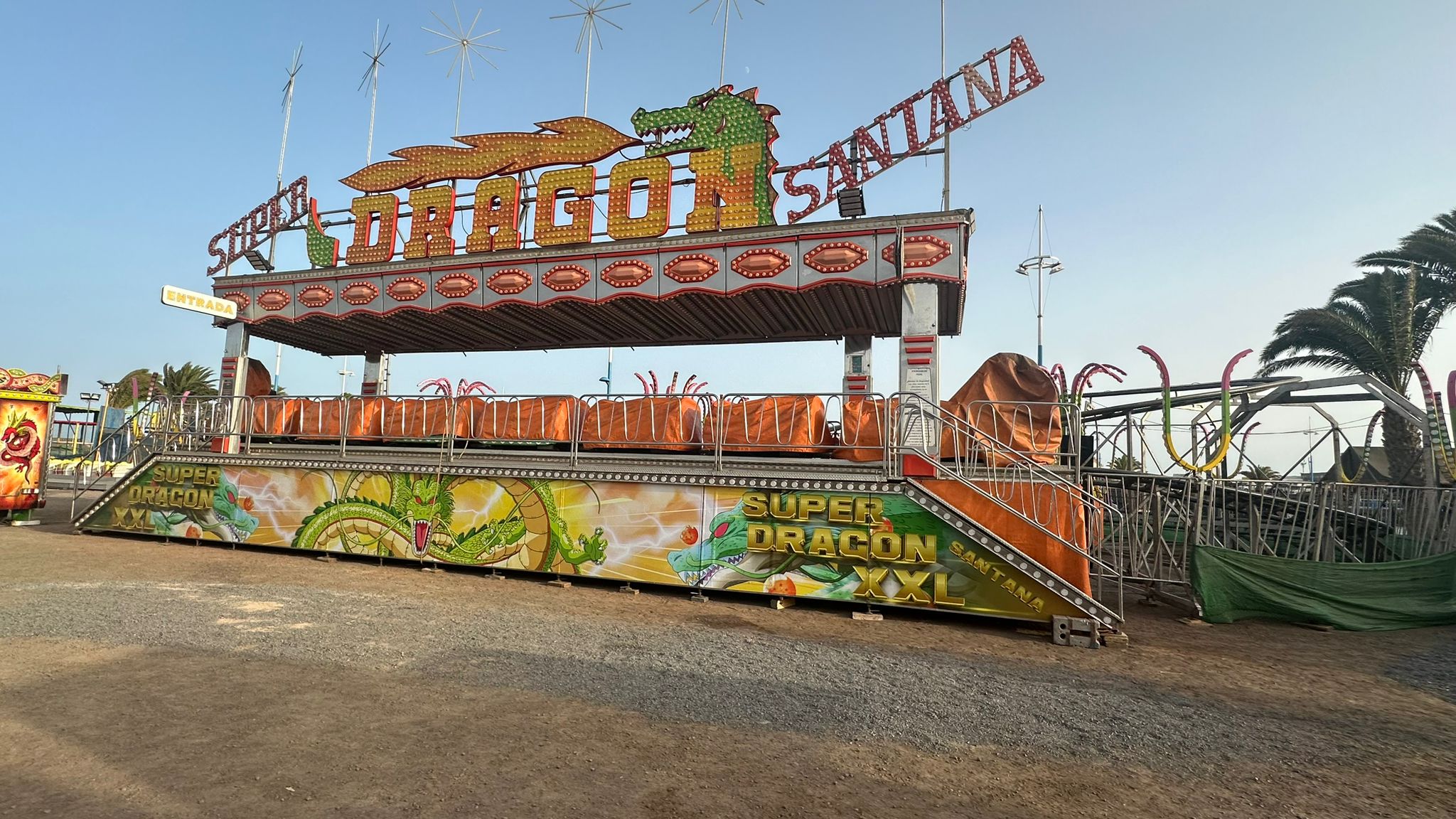 Una de las atracciones de la feria de San Ginés. Foto: PSOE de Arrecife.