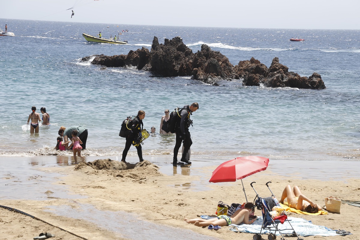 Playa Chica en Puerto del Carmen en una imagen de archivo (Foto:lavozdelanzarote)