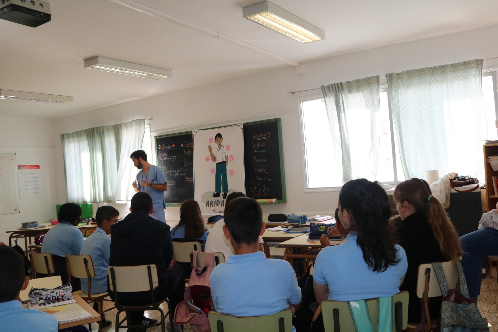 Aula de primaria en Canarias