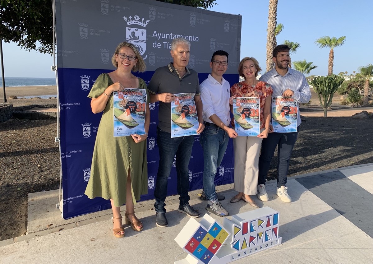 Presentación de la festividad china de 'Bote del Dragón' en Puerto del Carmen