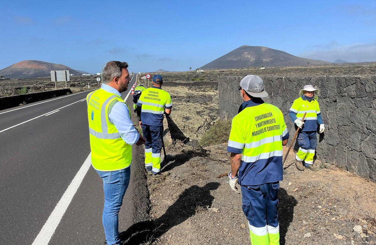 Retiran más de 200 toneladas de residuos en los últimos cuatro meses en las carreteras de Lanzarote