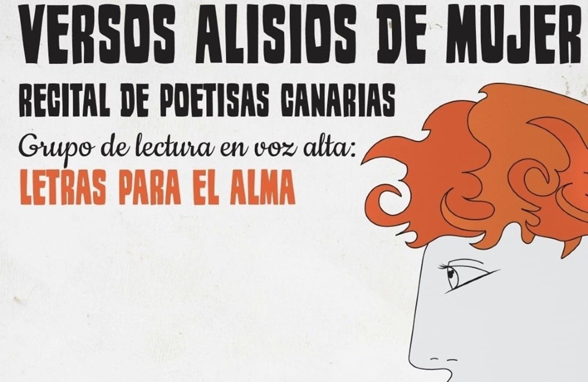 Cartel del recital 'Versos alisios de Mujer'