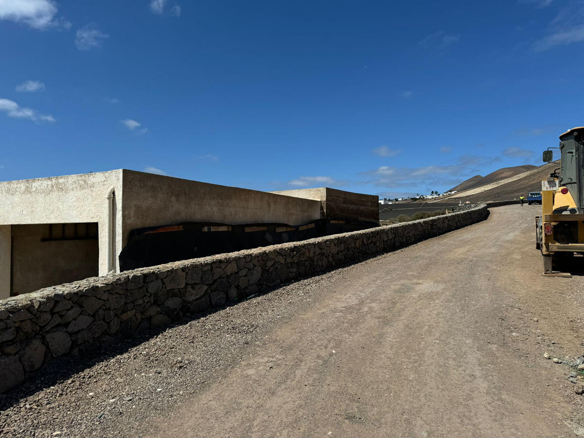 Estado de las obras del camino El Callao II