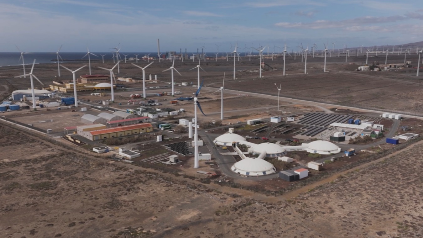 Instalaciones del Instituto Tecnologico de Canarias de Pozo Izquierdo, en Gran Canaria