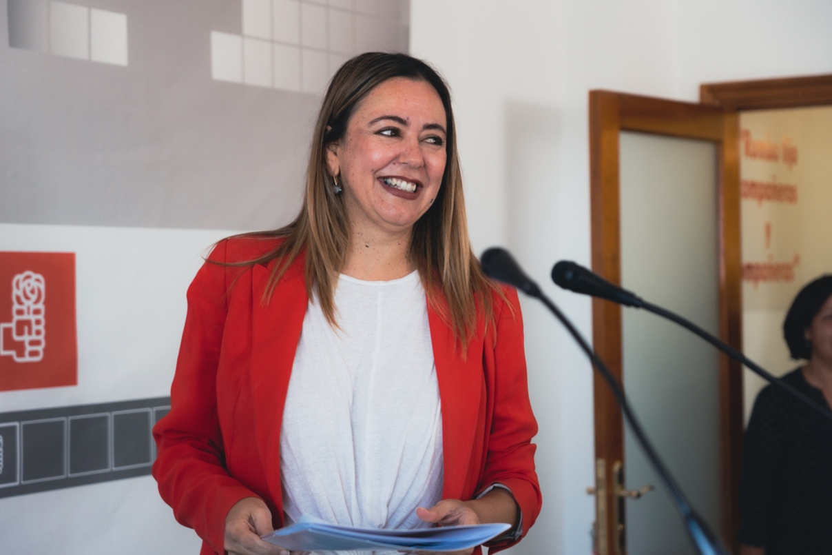 Loli Corujo, secretaria general del PSOE de Lanzarote