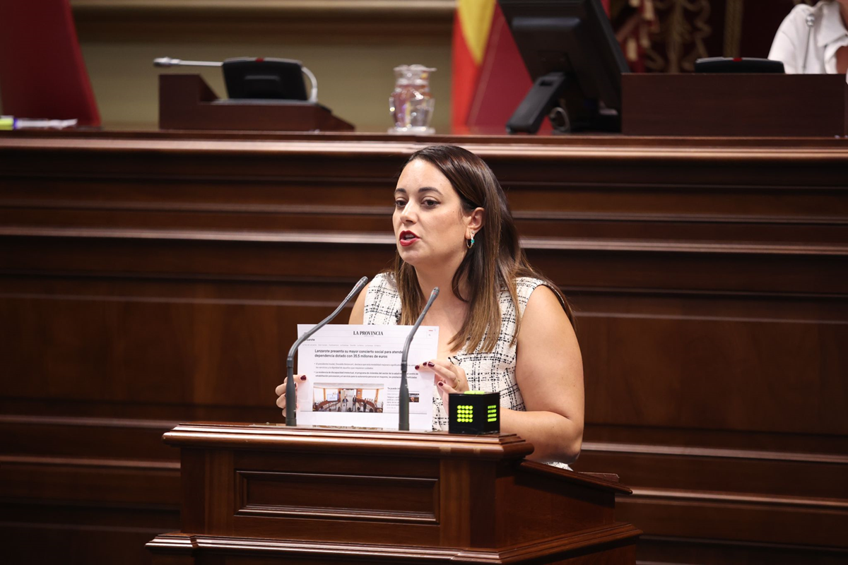 Cristina Calero durante su intervención