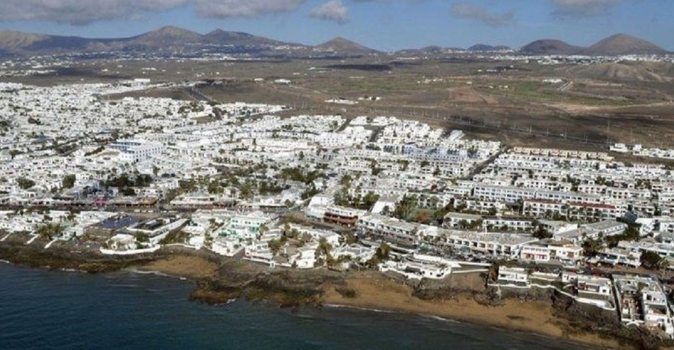 Vista aérea de Puerto del Carmen