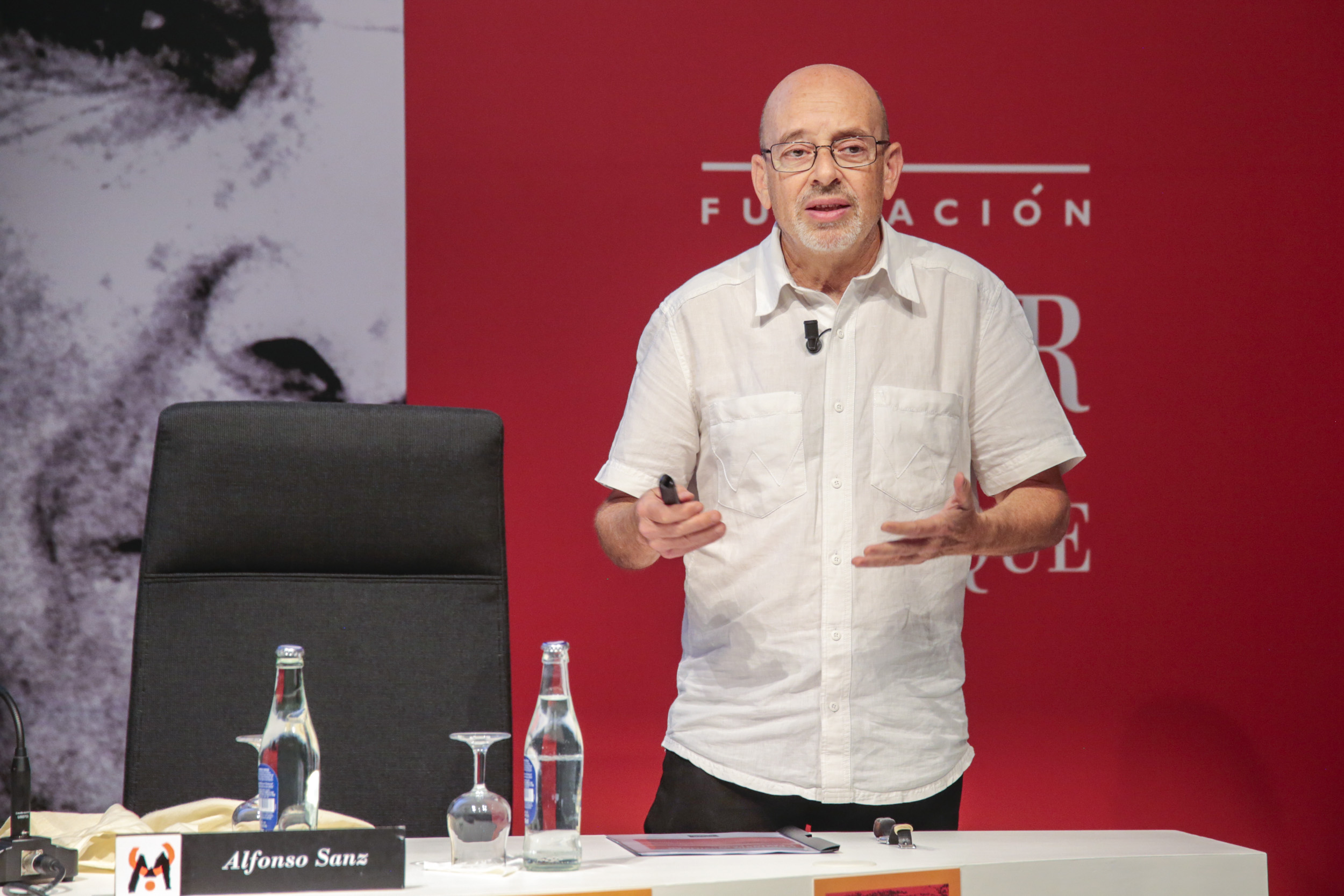 El geógrafo, matemático y técnico urbanista Alfonso Sanz Aldúan. Foto: Juan Mateos.