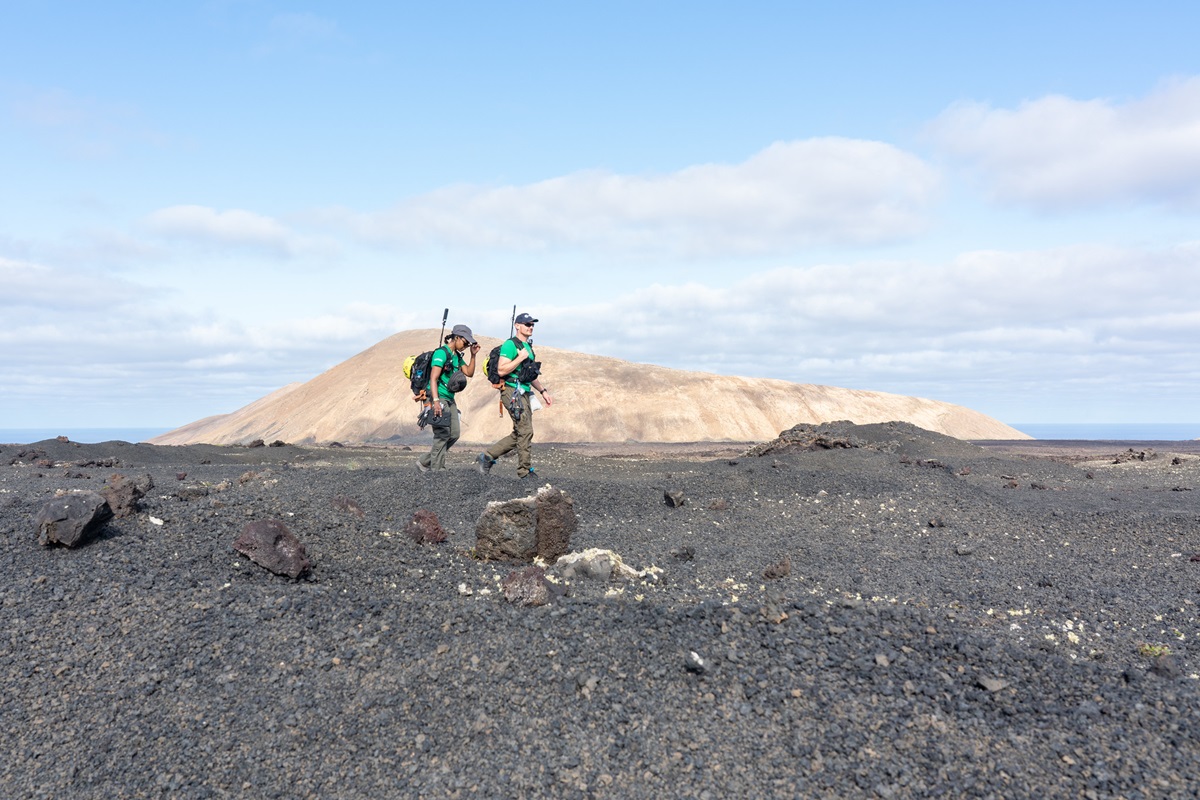 Entrenamiento astrobiológico en Lanzarote de la Agencia Espacial Europea en 2022