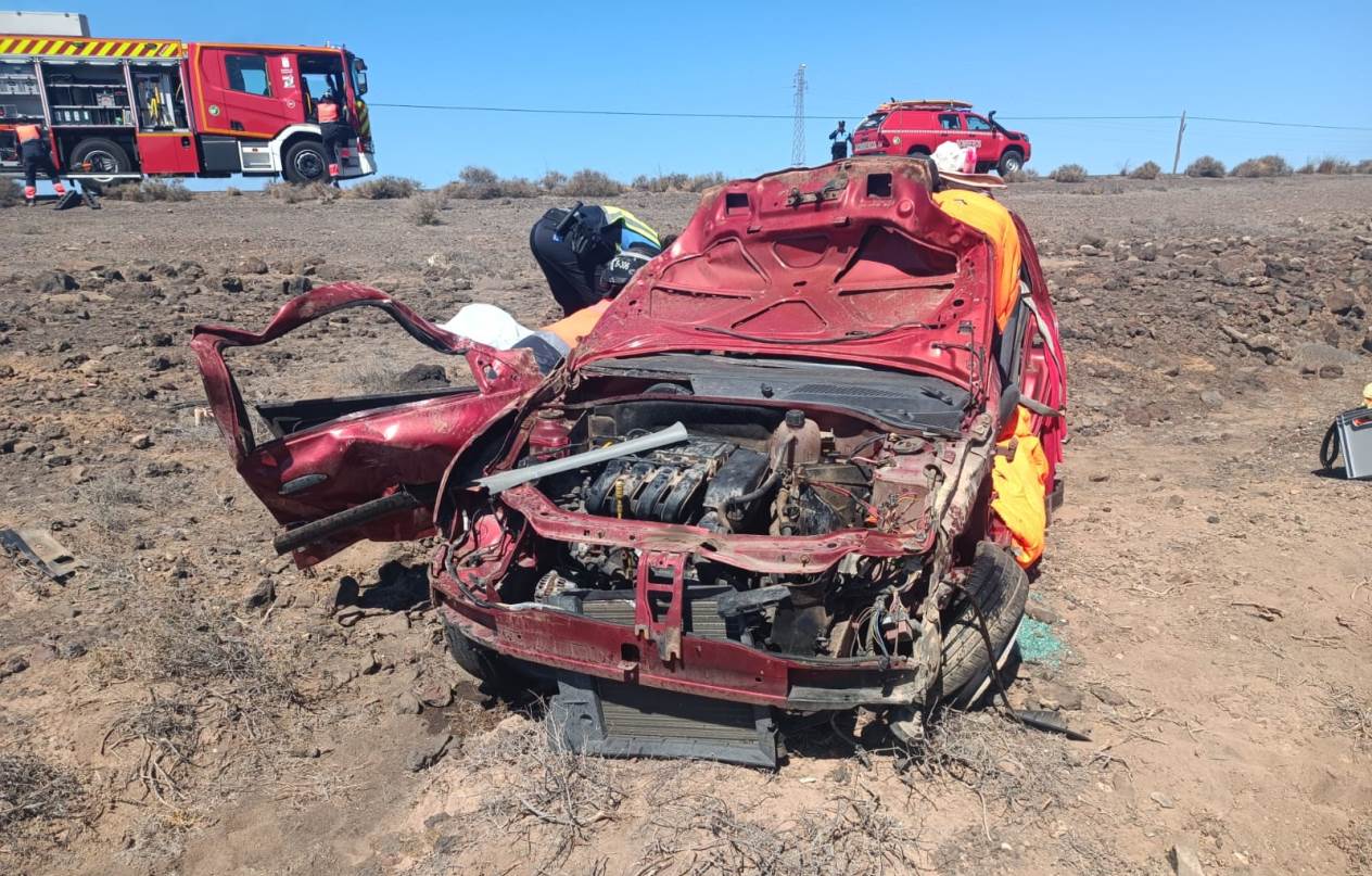 Accidente mortal en la carretera de Playa a Femés