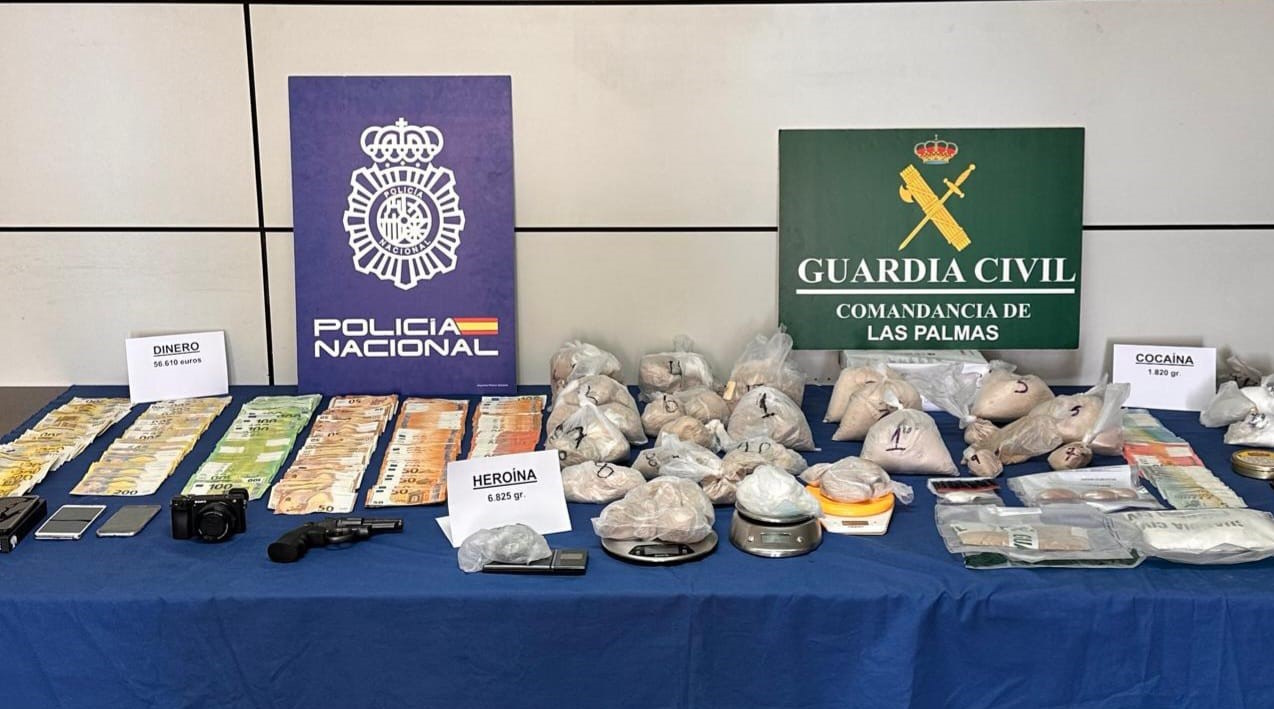 Operación conjunta de la Guardia Civil y Policía Nacional en Lanzarote