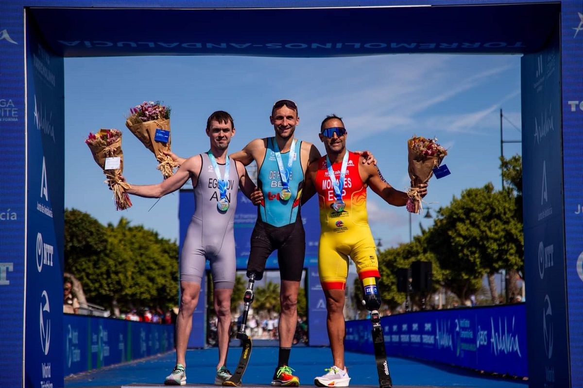 Lionel Morales, bronce en las finales del Mundial de Paratriatlón