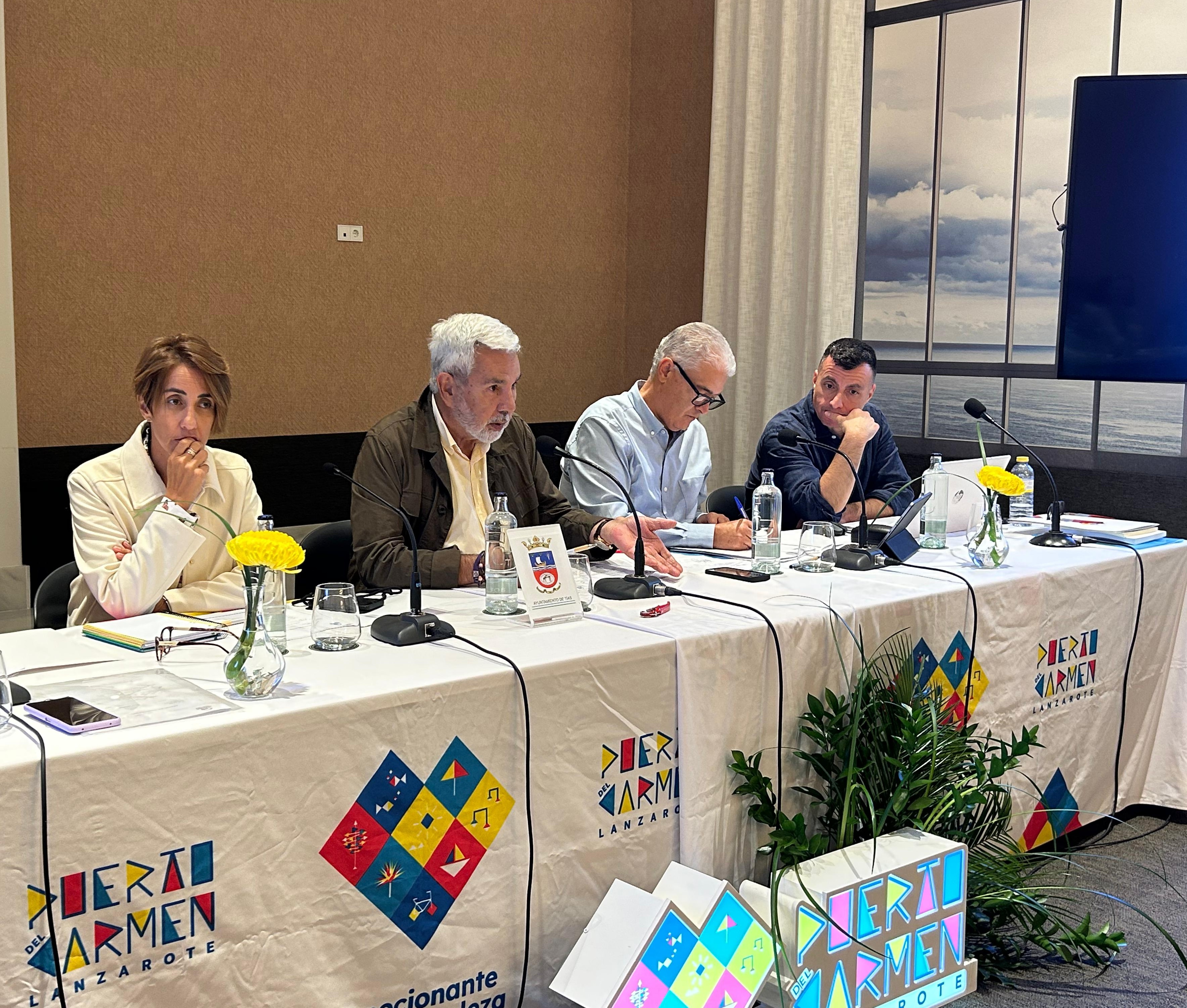 Asamblea de la Asociación de municipios turísticos canarios, celebrada en Lanzarote.