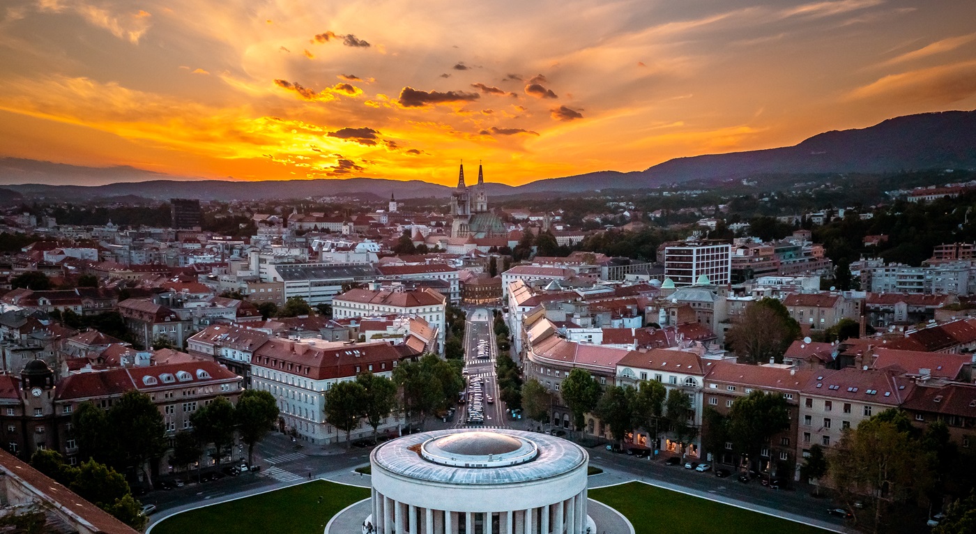 La ciudad de Zagreb. Vuelos.