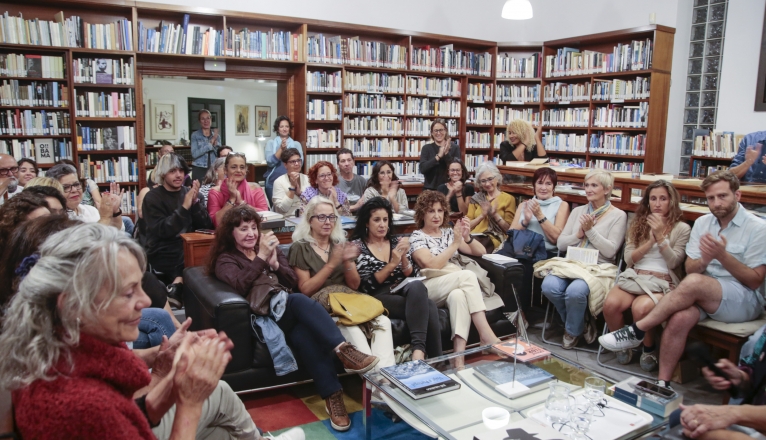 Presentación del libro de Kamila Ferreira en Lanzarote. Foto: Juan Mateos.