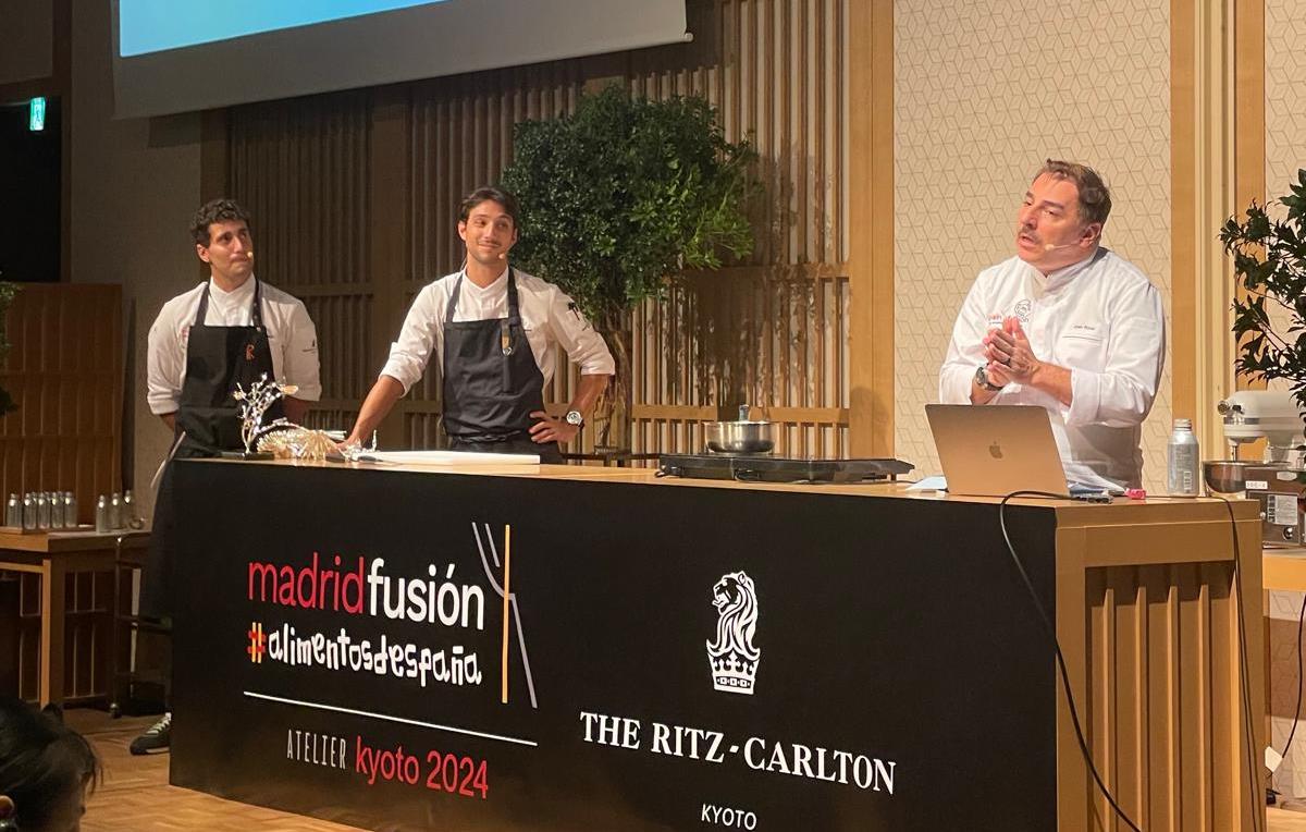 Jordi Roca en una intervención en Madrid Fusión