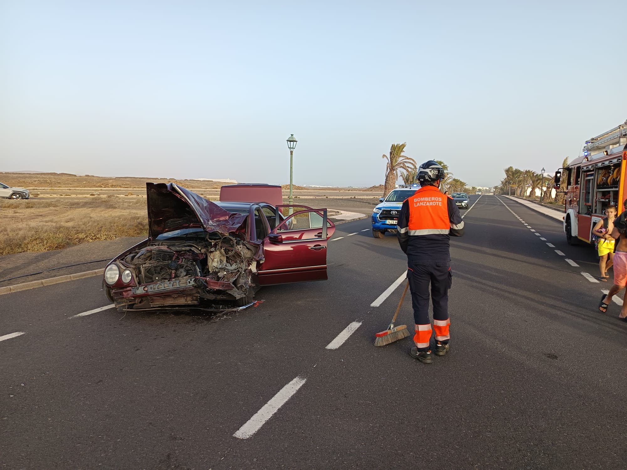 Accidente de tráfico en Teguise 