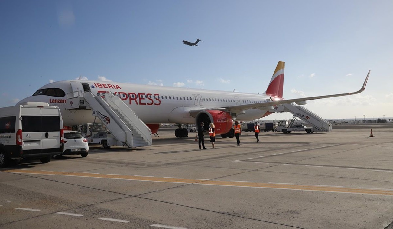 Avión Lanzarote de Iberia Express. Vuelos.