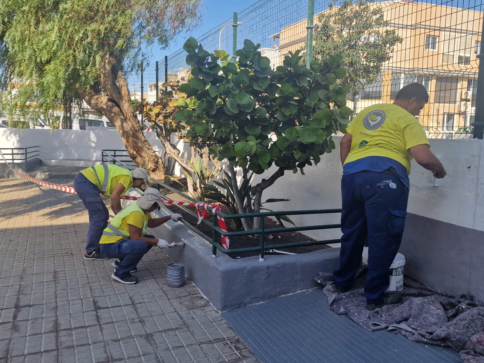 Obras en los colegios de Arrecife. 