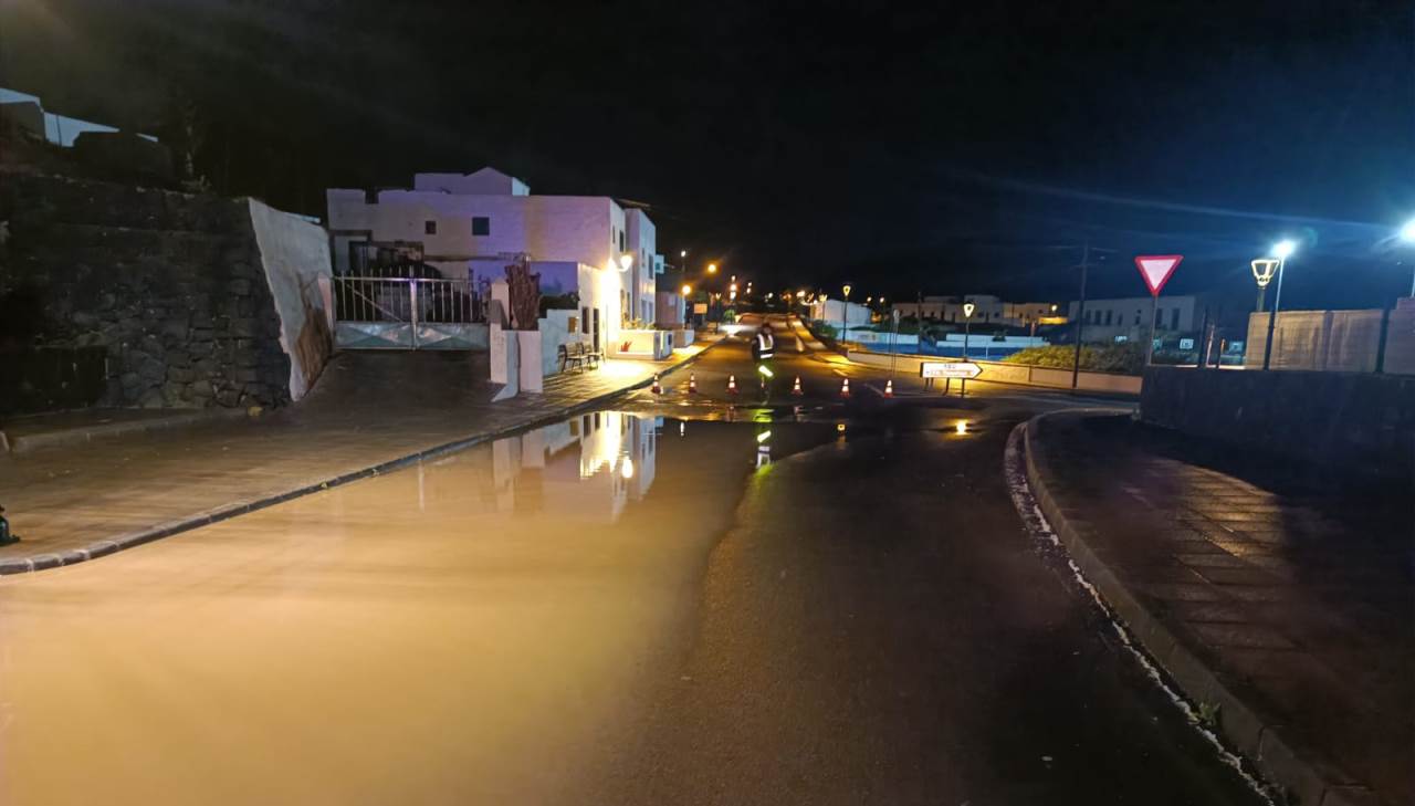 Inundación en Mancha Blanca