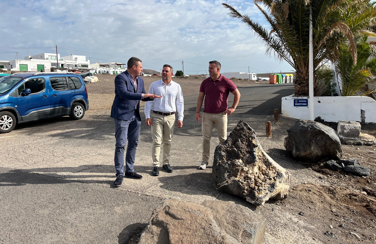 Visita del equipo de gobierno a Playa Quemada