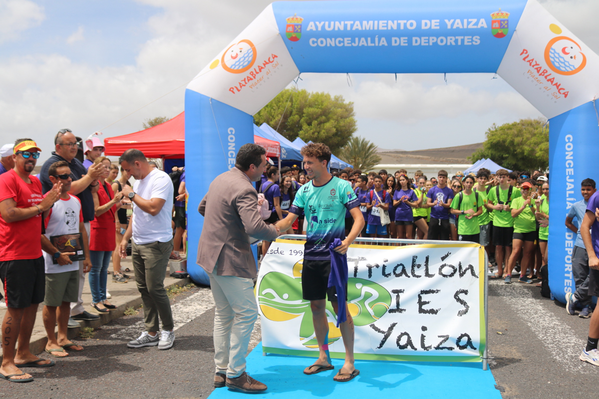 Imagen del triatlón de Yaiza