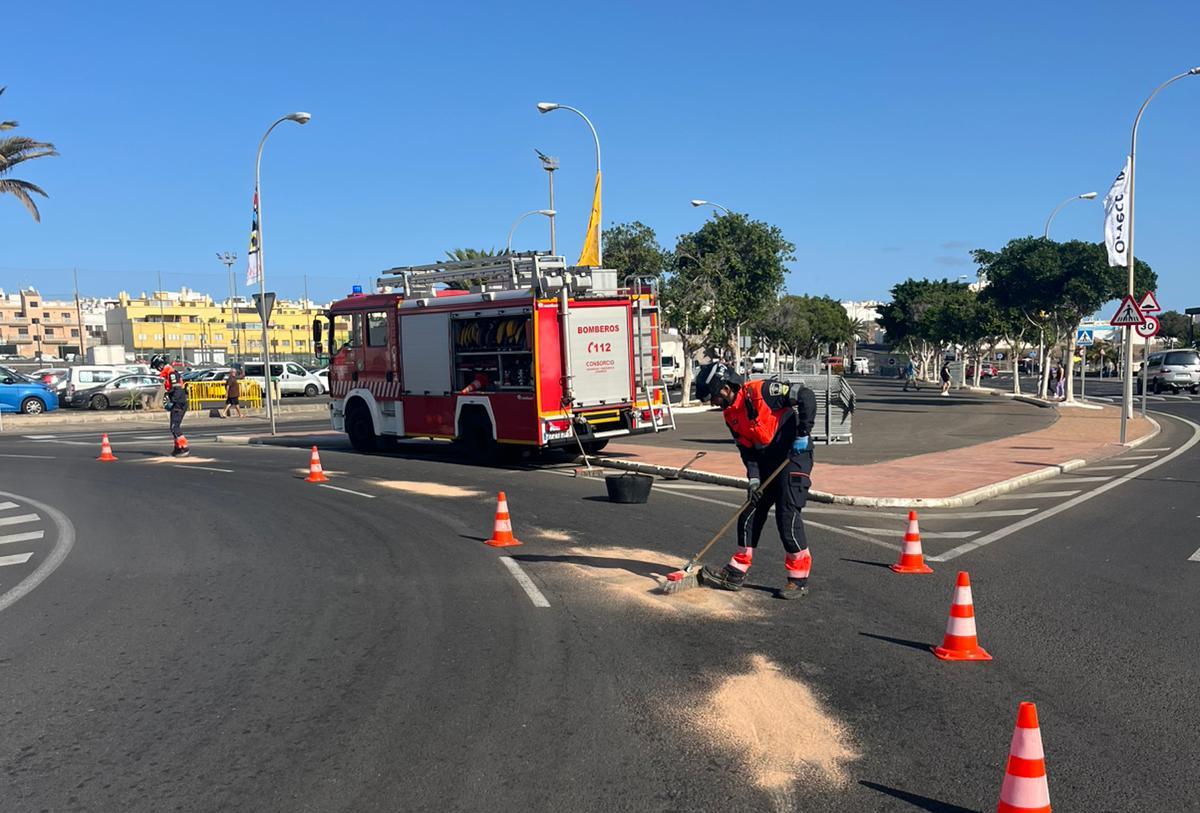 Derrame de combustible en Arrecife