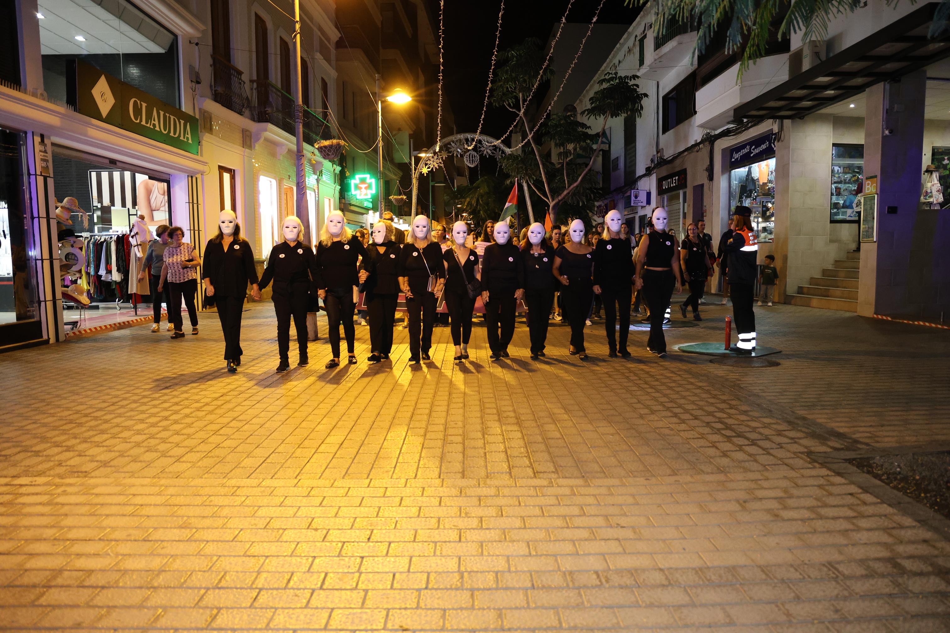 Manifestación víctimas de violencia de género