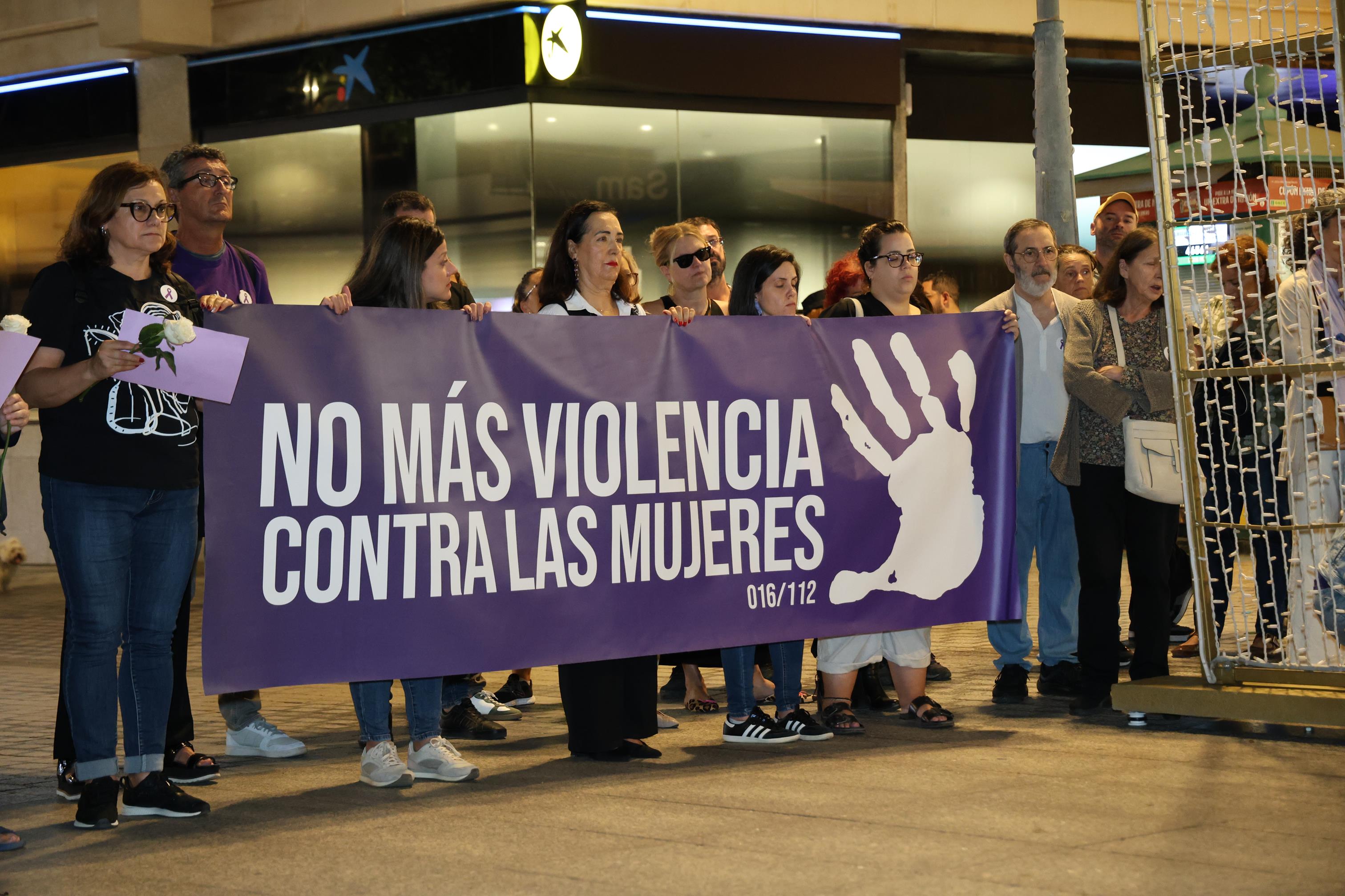 Manifestación víctimas de violencia de género