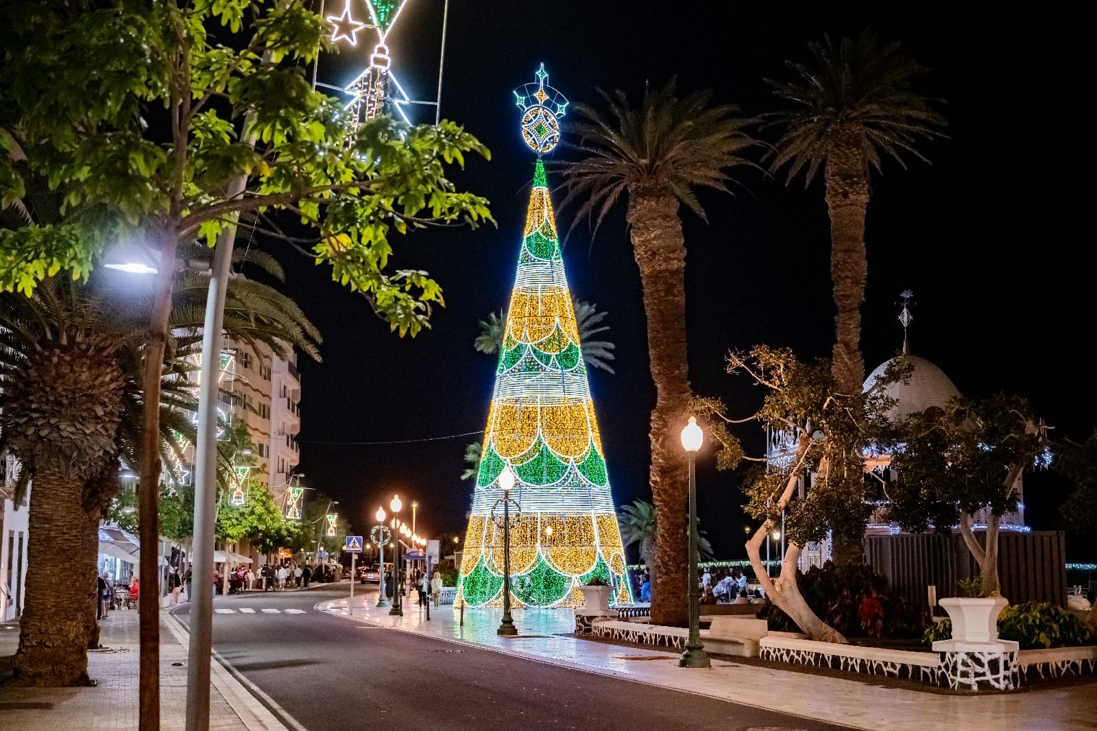 Encendido de luces de Navidad en Arrecife