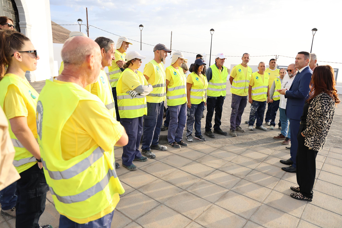 Personas del plan de empleo del Cabildo de Lanzarote