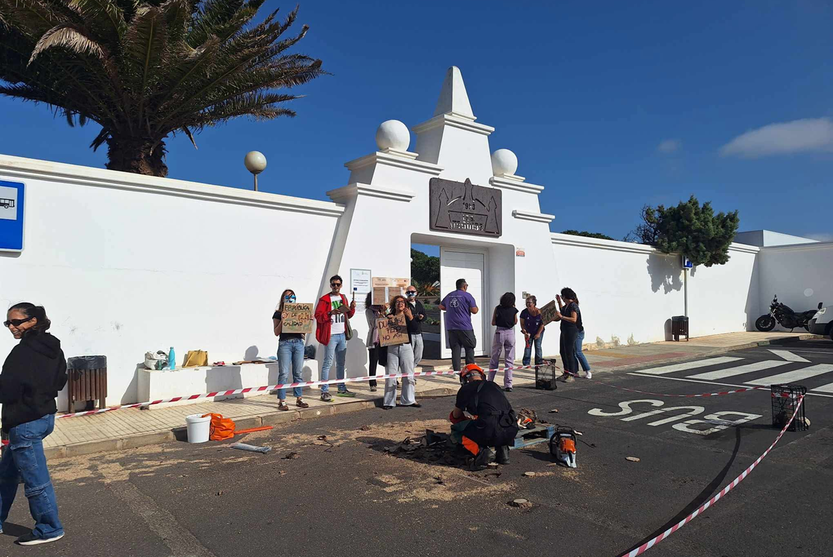 Concentración de estudiantes de FP en Teguise