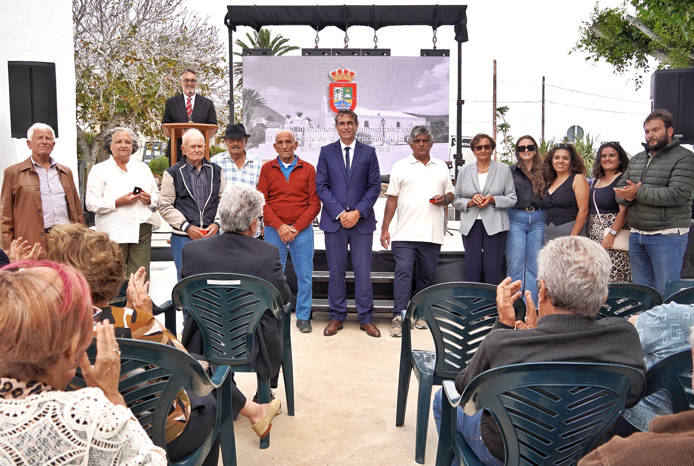 Haría conmemora el 50 aniversario de la ermita de Santa Bárbara en Máguez