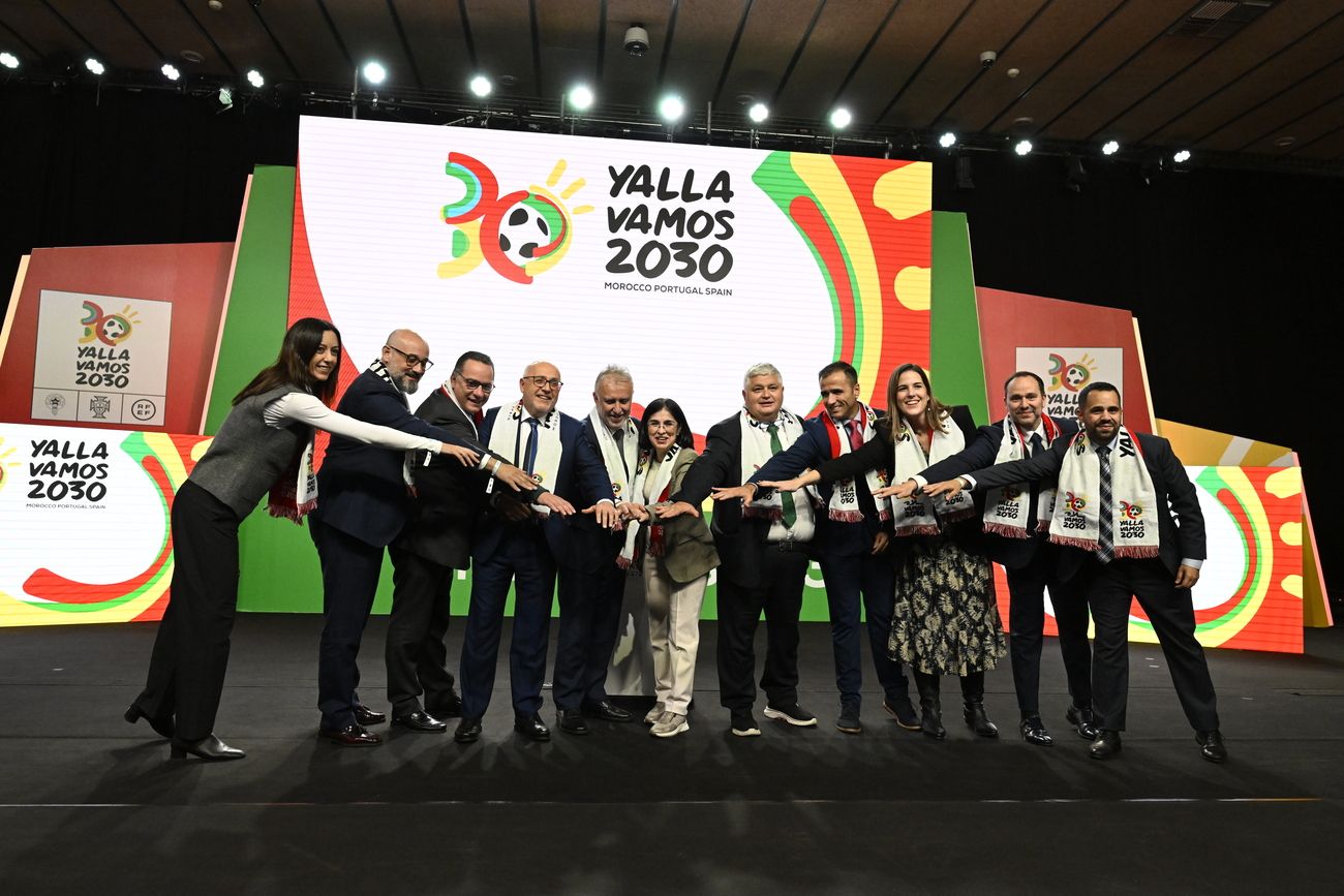 Delegación de Gran Canaria en Madrid para seguir el Congreso Extraordinario de la FIFA