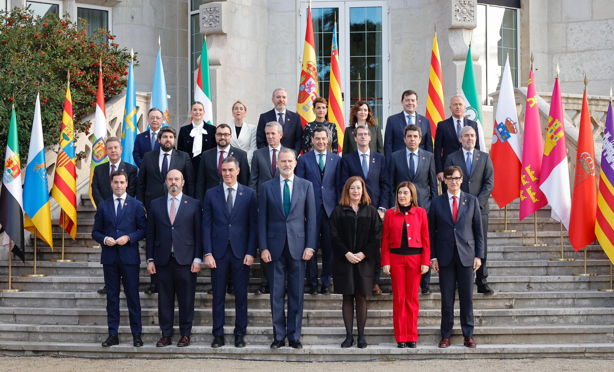 Foto de familia en la Conferencia de Presidentes este viernes. Foto: Gobierno de Canarias.