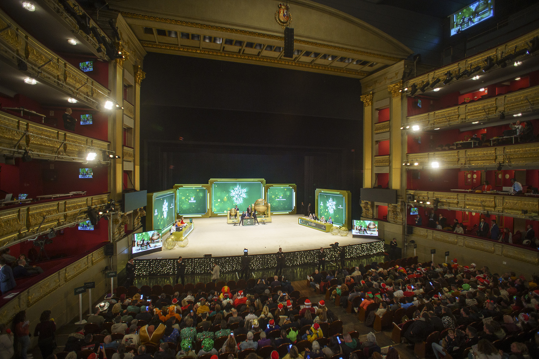 Sorteo de Navidad en el Teatro Real de Madrid