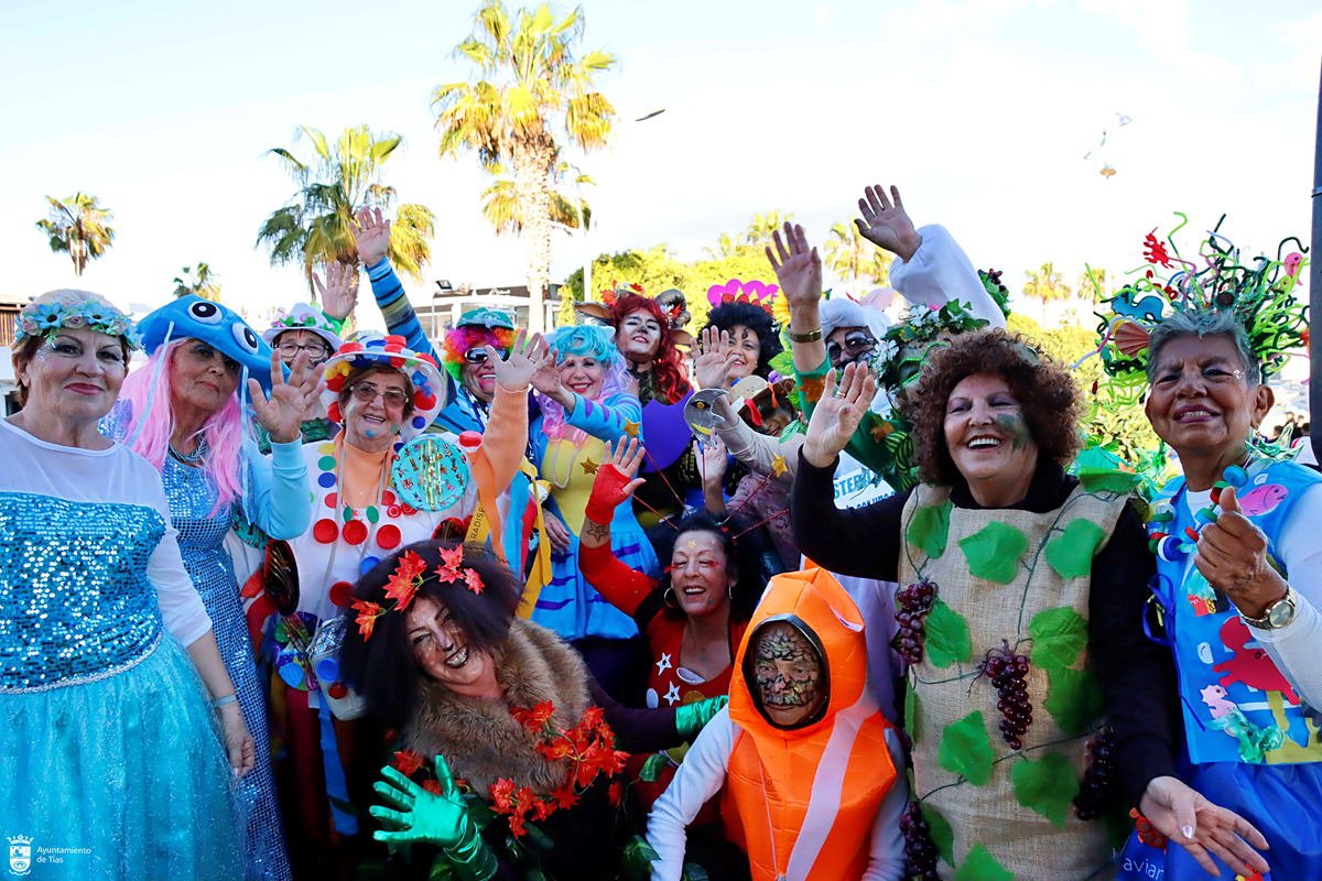 Imagen de ciudadanos durante el Carnaval de Puerto del Carmen