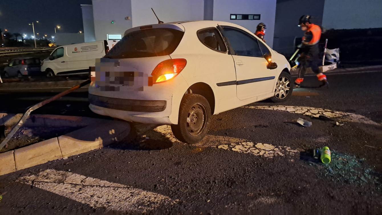 Accidente de tráfico en Playa Honda