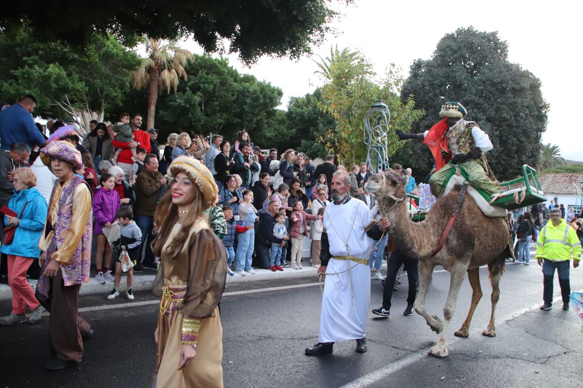 Cabalgata de los Reyes Magos en Yaiza.