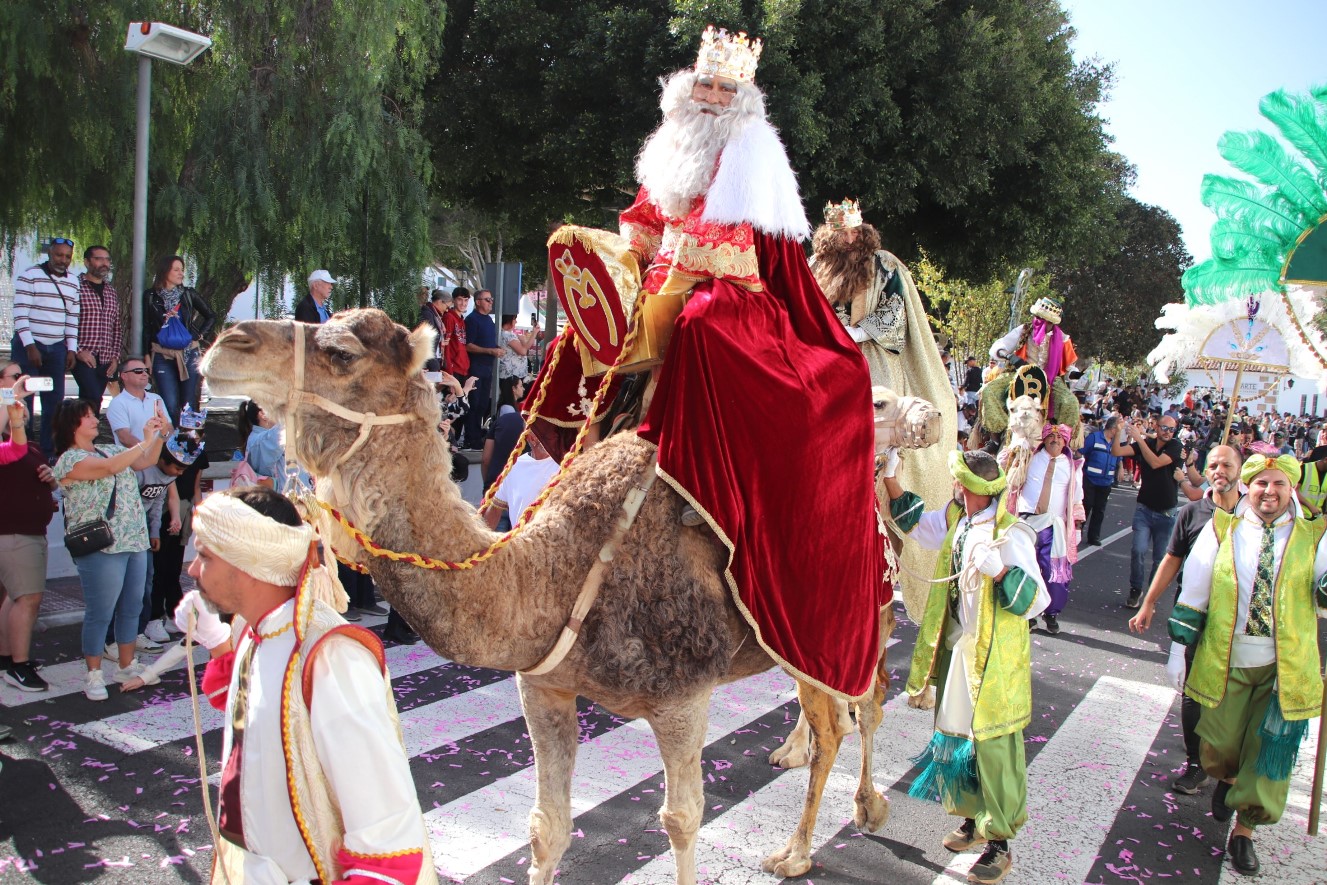 Los Reyes Magos en el municipio de Yaiza