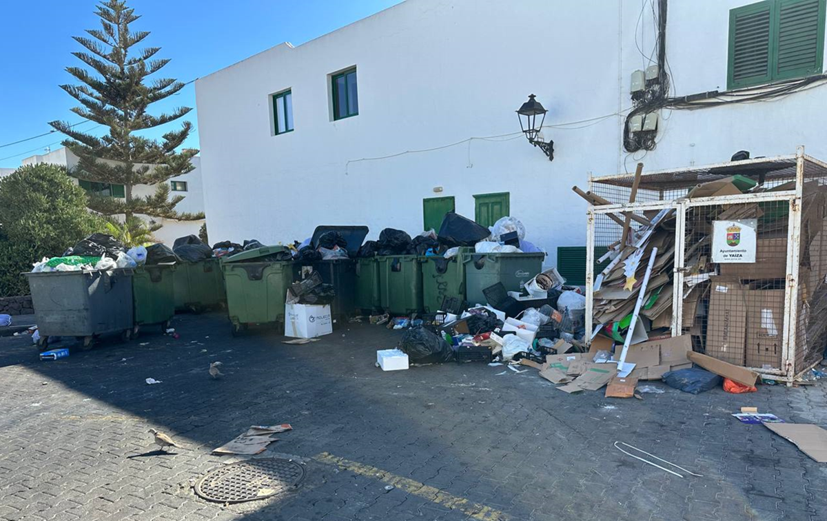 Basura en una de las zonas de Playa Blanca