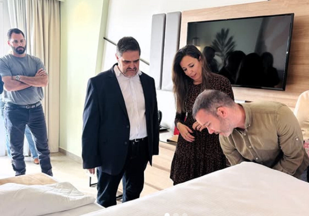 Visita de la Consejería de Turismo a un hotel Riu