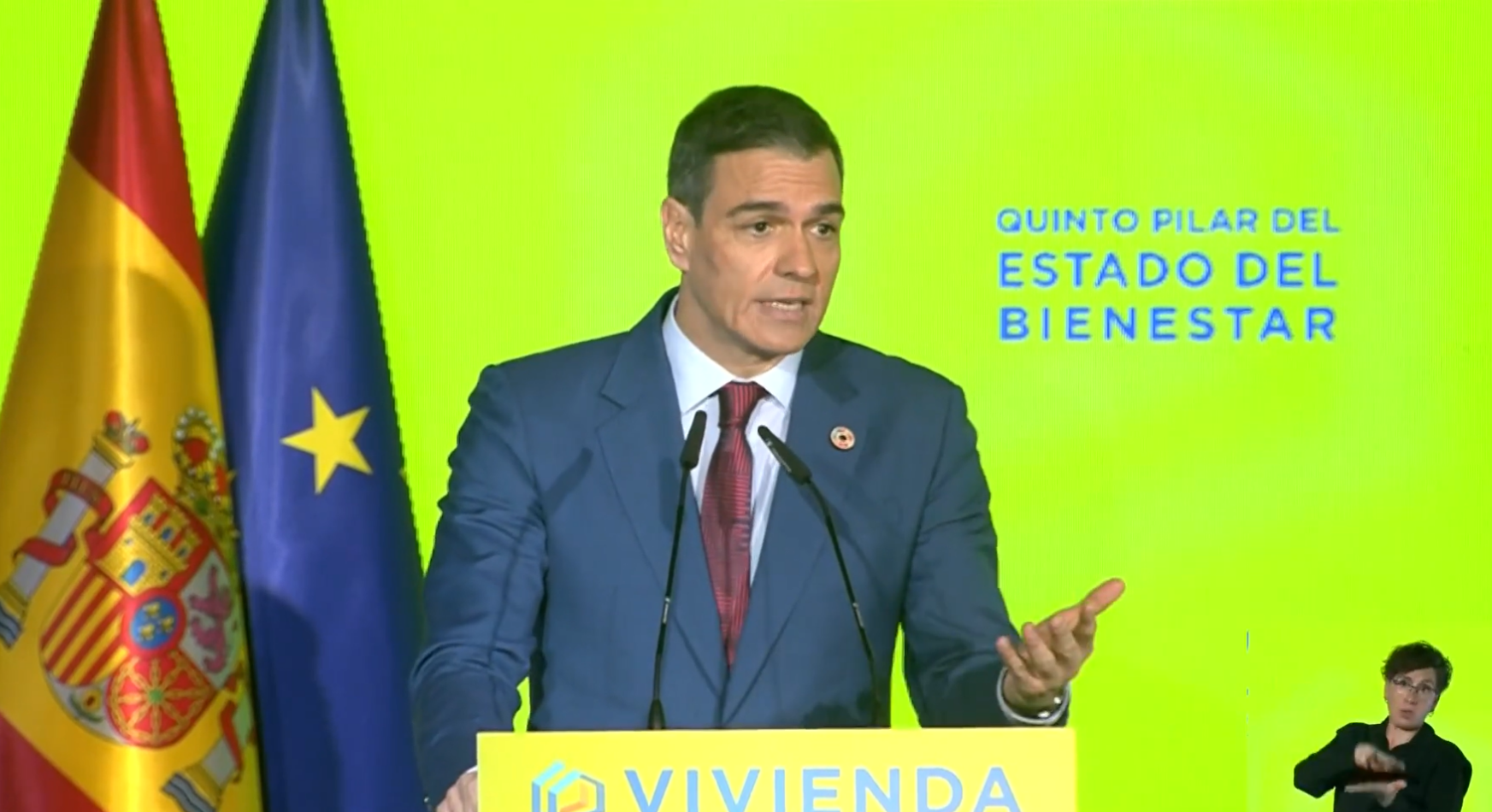 Intervención del presidente durante el foro Vivienda: quinto pilar del Estado del bienestar