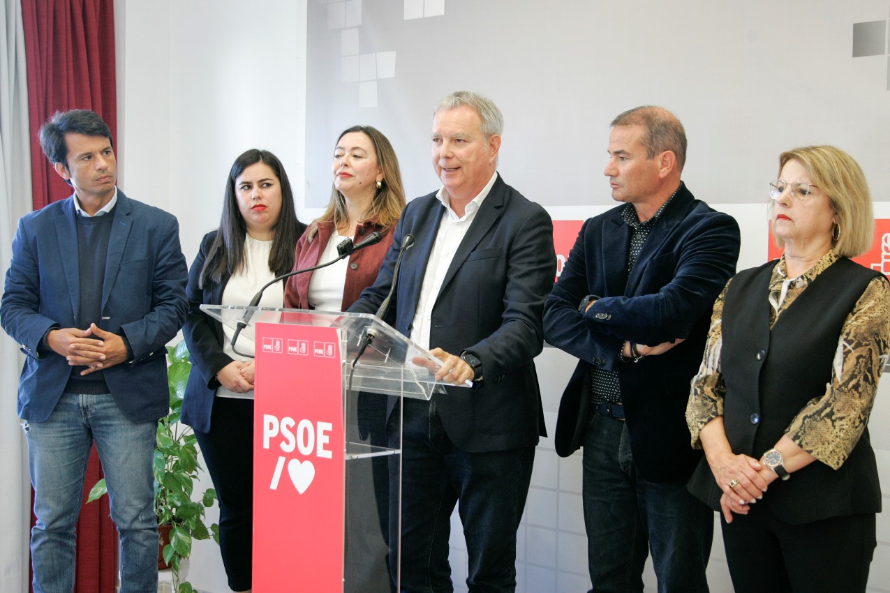 Rueda de prensa del PSOE en Lanzarote