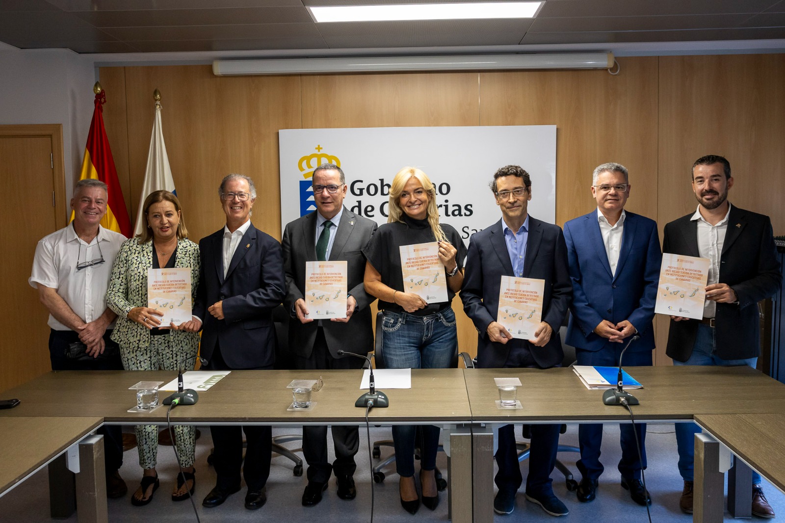 Imagen de archivo de la presentación del  Protocolo de intervención ante riesgo suicida en instituciones educativas de Canarias