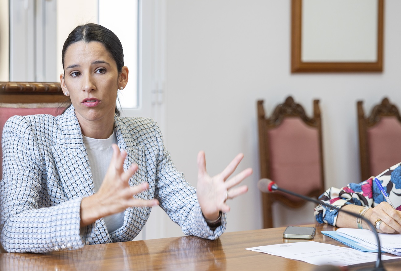 La consejera de Comercio del Cabildo de Lanzarote, Aroa Ravelo