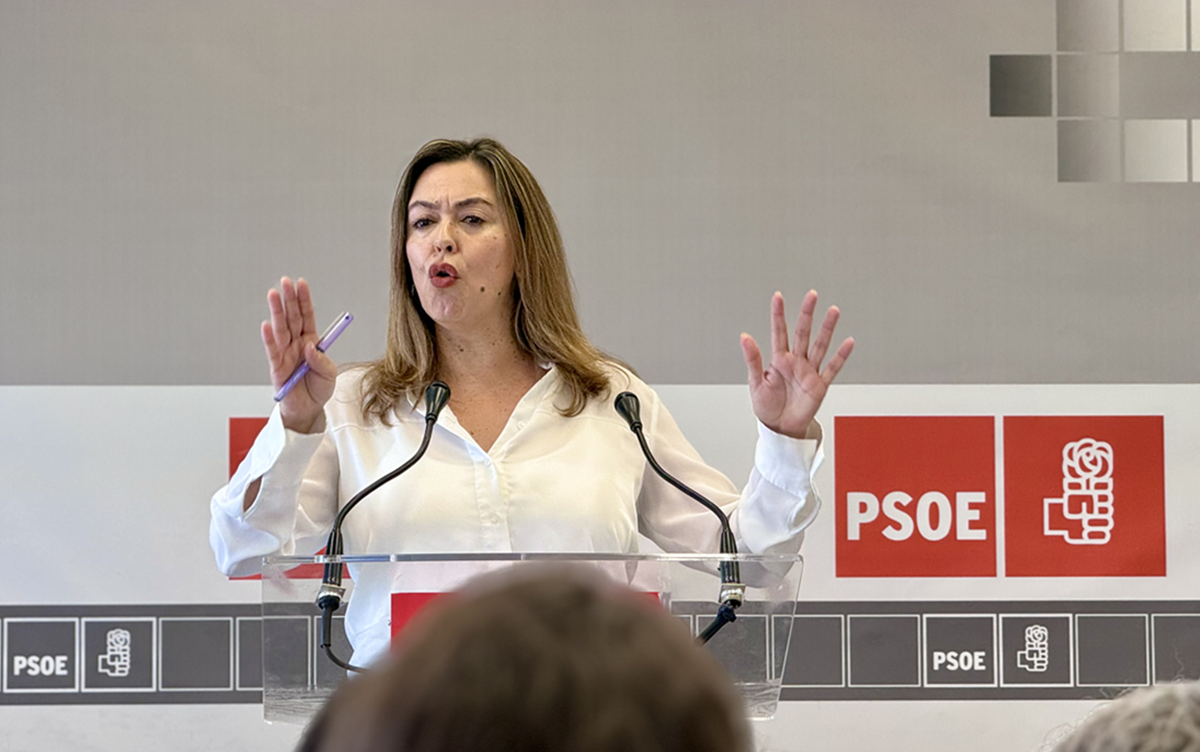 Loli Corujo, secretaria general del PSOE de Lanzarote y portavoz de los socialistas canarios en el Congreso