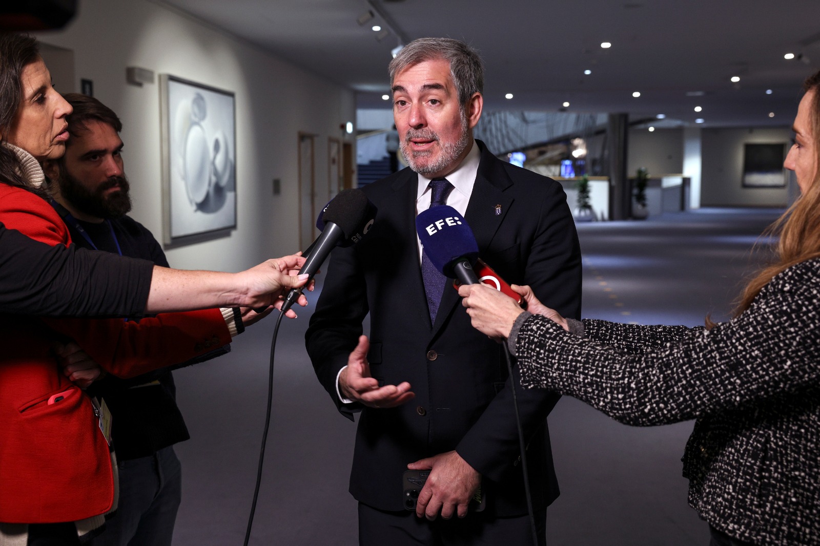 Fernando Clavijo en Bruselas en una imagen de archivo.