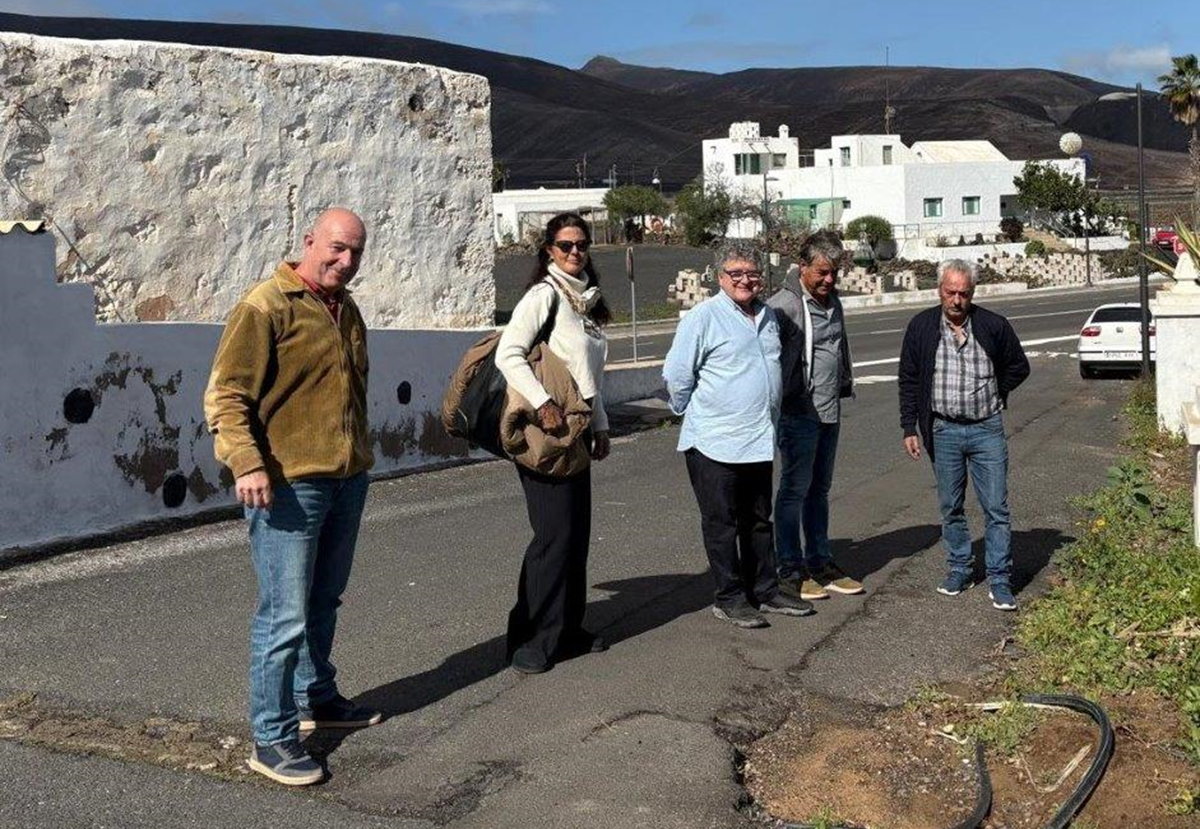 Plan de reasfaltado en el pueblo de Mala