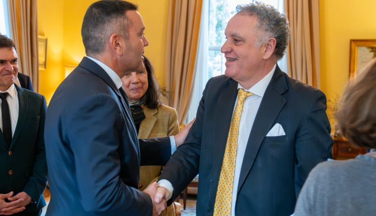 Reunion con Adrian Dunne, Chief Operating Officer de Aer Lingus aerolinea nacional Reunion con Adrian Dunne, Chief Operating Officer de Aer Lingus aerolinea nacional